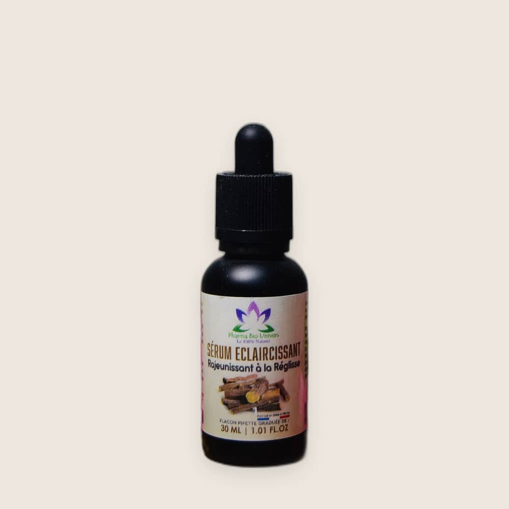 Sérum de Réglisse - Soin Naturel Éclaircissant & Apaisant | PharmaBioUnivers - fond neutre Sérum de Réglisse - Soin Naturel Éclaircissant & Apaisant