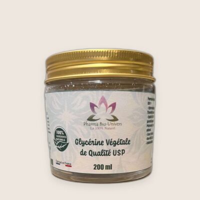 Glycérine Végétale de Qualité USP - 200 ml