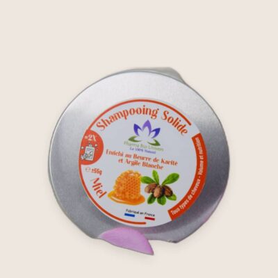 Shampoing Solide Miel – Soin Nourrissant Karité & Ghassoul