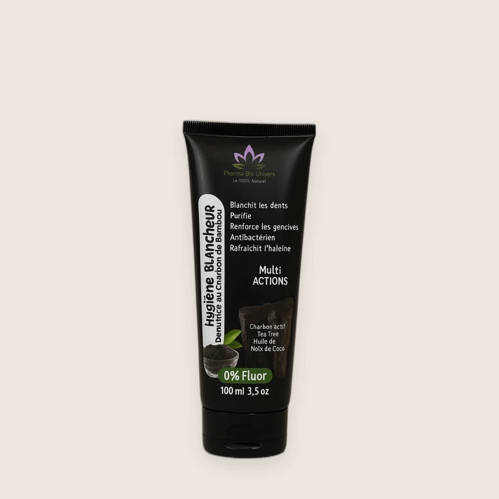 Dentifrice Sans Fluor – Blancheur & Fraîcheur Naturelle - fond neutre Dentifrice Sans Fluor – Blancheur & Fraîcheur Naturelle
