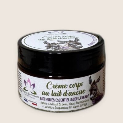 Crème Corps au Lait d’Ânesse – Hydratation & Douceur Naturelle