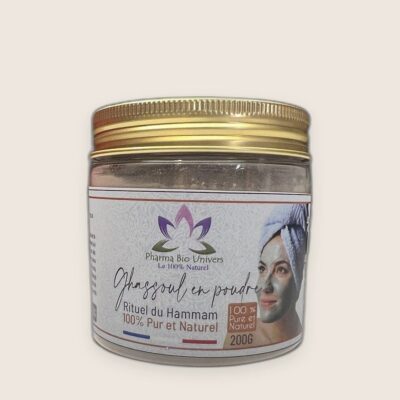 Ghassoul en Poudre – Argile 100 % Pure pour Peau & Cheveux