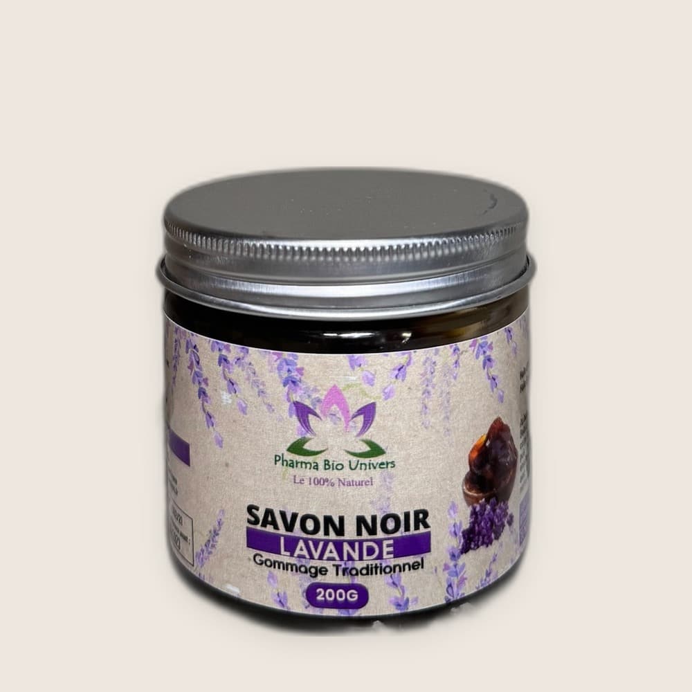 Savon Noir Artisanal à la Lavande (Savon Beldi) 200 ml - fond neutre Savon Noir Artisanal à la Lavande (Savon Beldi) 200 ml