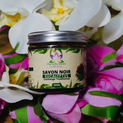 Savon Noir Artisanal à l'Eucalyptus (Savon Beldi) 200 ml