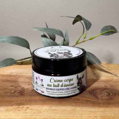 Crème Corps au Lait d’Ânesse – Hydratation & Douceur Naturelle