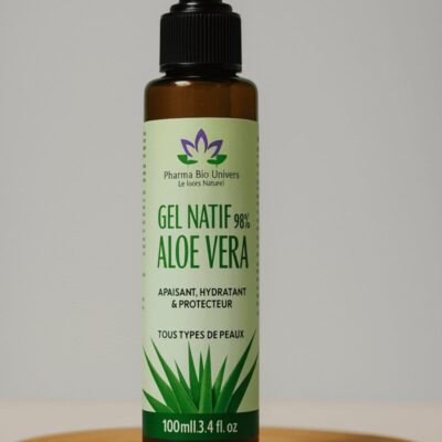 GEL NATIF À L'ALOE VERA 98% - Hydratez, Apaisez et Nourrissez Votre Peau Naturellement