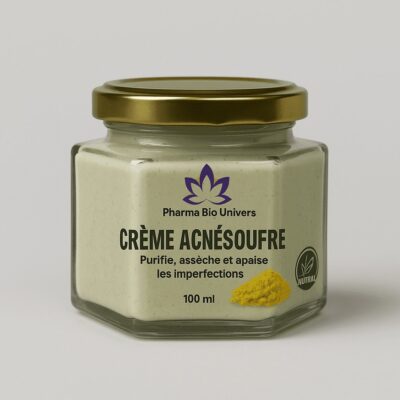Crème au Soufre – Peau Éclatante & Purifiée Naturellement
