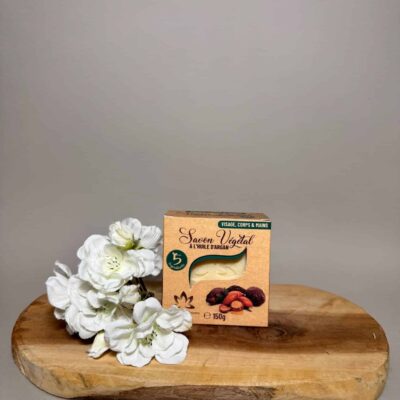 Savon Artisanal à l'Huile d'Argan Bio - Saponification à Froid 150g, Nourrit et Revitalise la Peau