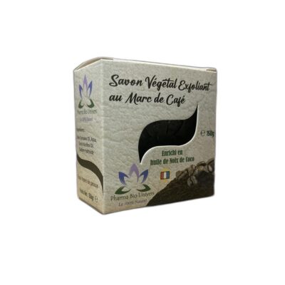 Savon Exfoliant au Marc de Café – Tonus & Peau Lisse 150g